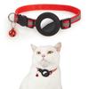 Detachable Bell Cat Collar with Reflective Strip Pet Tracker Accessories Pet Collar for AirTag