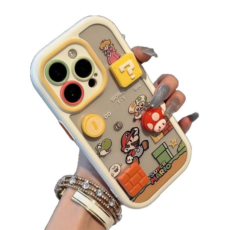 Game Mario for Apple 16 Phone Case for IPhone 14 Cartoon for IPhone 15 Anti Drop 13 Creative 12