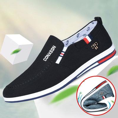 Men's Shoes Spring Cloth Shoes Men's Deodorant Lazy Shoes Canvas Shoes Versatile Casual Shoes Shoes