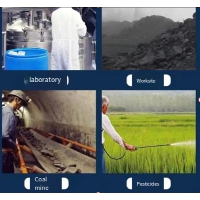 Maska Pełnotwarzowa z Okularami Bezpieczeństwa Farba Natryskowa Chemiczna Pestycyd Dekoracja Formaldehyd Antypyłowa z Filtrem Respirator