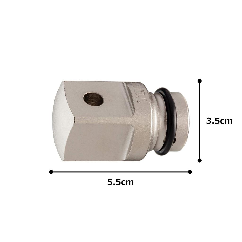 TONE Impact Socket Adapter, NA48, 1/2" (12.7mm) & 1" (25.4mm) Drive