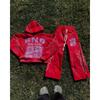 Unisex Hip Hop Streetwear Oversized Hooded Zip-Up Sweatshirt With 3D Print Fall Winter