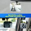 2Pcs 360° Adjustable Wide Angle Car Auxiliary Mirror HD Rimless Convex Rearview Safety Accessory