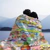 SpongeBob: Lively&Vibrant All-Character Group Portrait Print Blanket Soft Multifunctional Decortive Universal Throw Blanket Gift