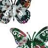 2pcs Handcrafted Butterflies Wall Decoration Sculpture Hanging for Bedroom Living Room Kitchen