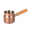IMEEA Milk Stainless Induction with Antique Gold Pan, Saucepan, 18-10 Steel, Compatible, 400ml, Spout,