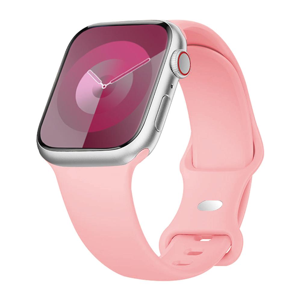 Band for apple watch strap 44mm 40mm 45mm 49mm 41mm 42mm silicone correas bracelet iwatch series 6 7 8 9 ultra 2 se 3 10 11 46mm