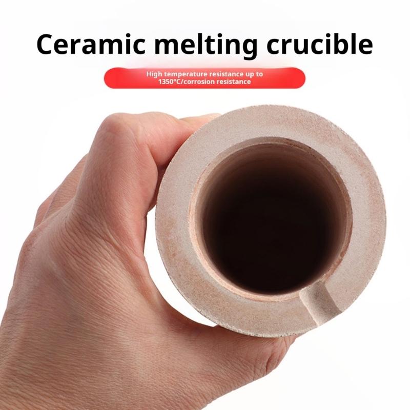 Ceramics Crucibles for Gold Silver Melt Jewelry Making Gold Silver Metal Refining Making Jewelry Making Accessories