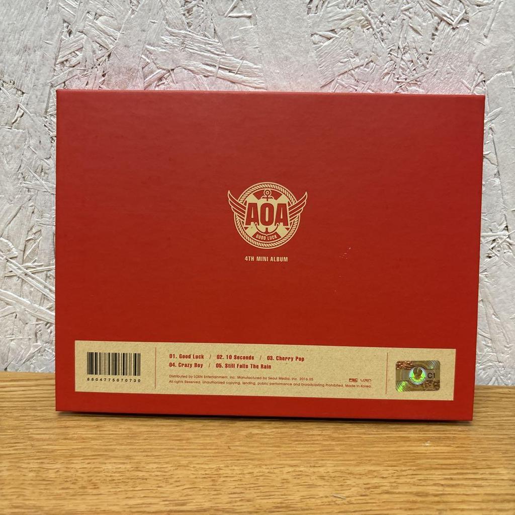 [USED] AOA 4th Mini Album Good Luck with Trading Card