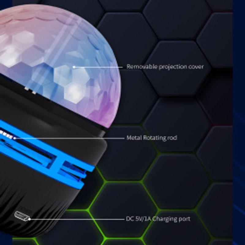 Q6-Projector Night Lights Bedroom Decor LED Projector Lighting USB Powered Multicolor Night Light ProjectorAdult Gaming Room