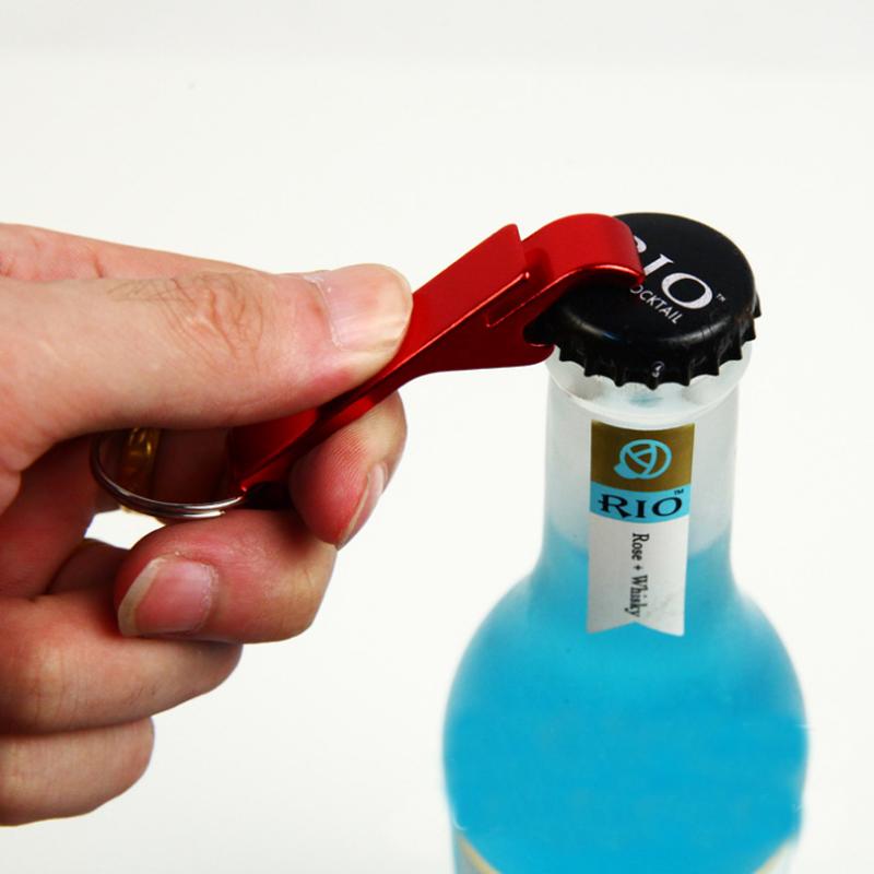 Practical Multifunctional Aluminum Alloy Bottle Opener, Keychain Wine Opener, Wedding Banquet Outdoor Camping, Bar Gift