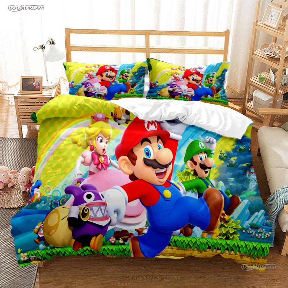 

Comforter Cute Cartoon Anime All Season Kawaii Mai Bedding Set Luxury Soft And Single/Double/Queen/King Comforter (quilt)-EU Single(135*200cm)3pcs