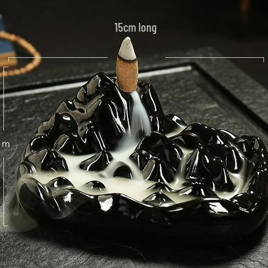 Buddha Hand Ceramic Backflow Incense Burner Aromatherapy Ornament