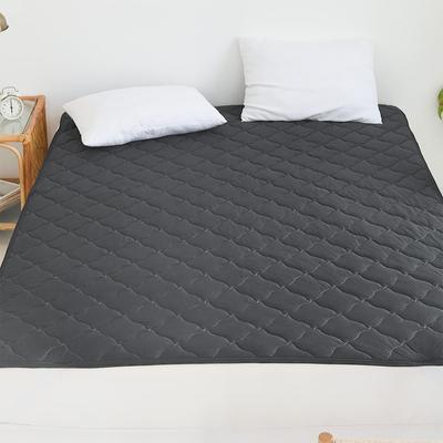 Cooling Mattress Antibacterial and Low Reinforced Elastic Machine Size Dark Gray LUMOÉ Pad, Q-max 0.6, Deodorizing, Formaldehyde, Corners, Washable,