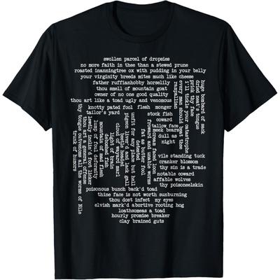Shakespeare Beleidigungen - Lustiges Shakespeare Zitat T-Shirt
