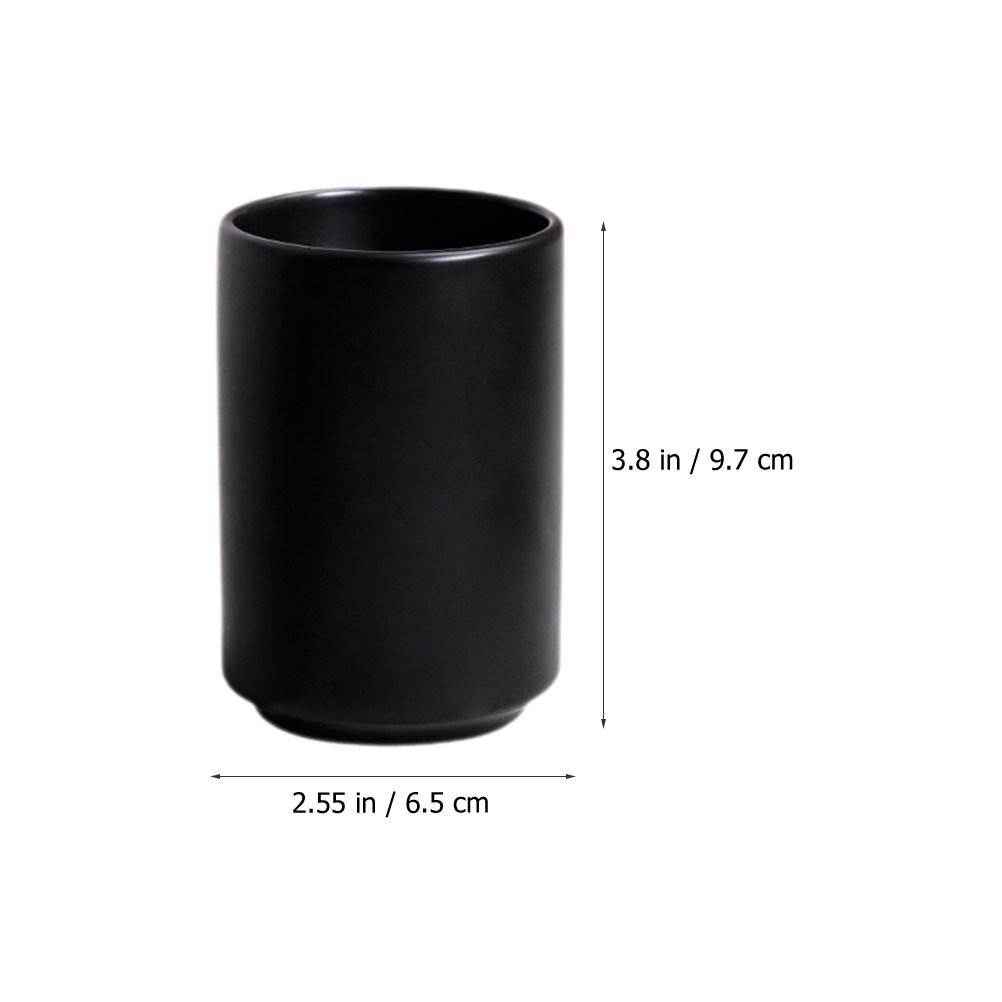 2Pcs Ceramic Tea Serving Cup High Grade Material Non Slip Base Reusable Cup for Tea Ceremony Steam Egg Daily Use