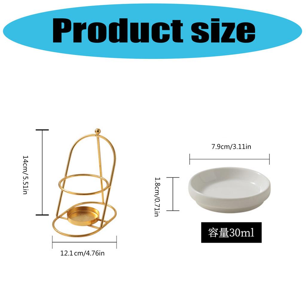 Essential Oil Burner Wax Melt Burners Fragrance Wax Warmer Ceramic Tealight Candle Holder Scented Diffuser Home Decors