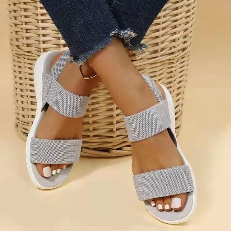 Flying Sandals New Summer Casual Fashion Outer Wear Flat Beach One Word Large Size Sandals