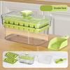 34/68 Grids Easy Press Release Ice Mold Ice Cube Tray With Lid And Storage Box Seal Reusable Freezer Ice Making Tool