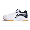 Li Ning Ace Amorti Antidérapant Couvrance Basse Chaussures de Badminton Unisexe Blanc Noir AYTU015-1