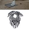 Adult Skin Friendly Kerchief Lattice Pattern Headscarf Tie Back Hair Kerchief