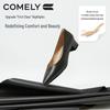 COMELY Women's Block Heel Soft Sole Work Shoes