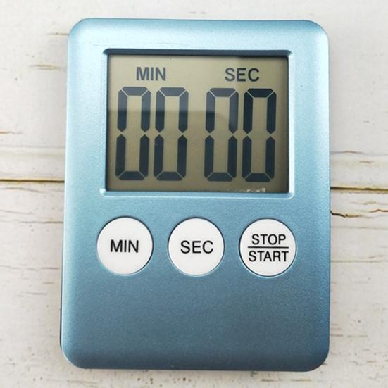 Cooking Timer Surface Practical Smooth ABS LCD Screen Magnetic Baking Reminder for Kitchen