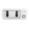 Shower Phone Holder Bluetooth Speaker 360 Degree Adjustable Water Proof Touch Screen Shower Phone Case White