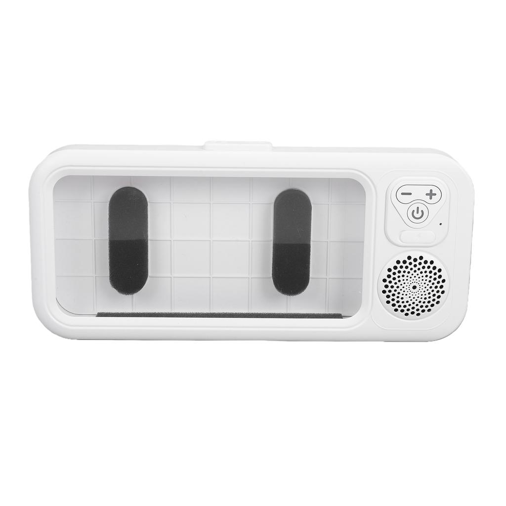 Shower Phone Holder Bluetooth Speaker 360 Degree Adjustable Water Proof Touch Screen Shower Phone Case White