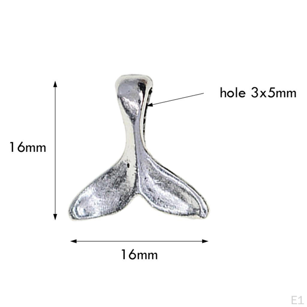 100 Pieces Necklace Bracelets Pendant DIY Jewelry Making Charms Beads