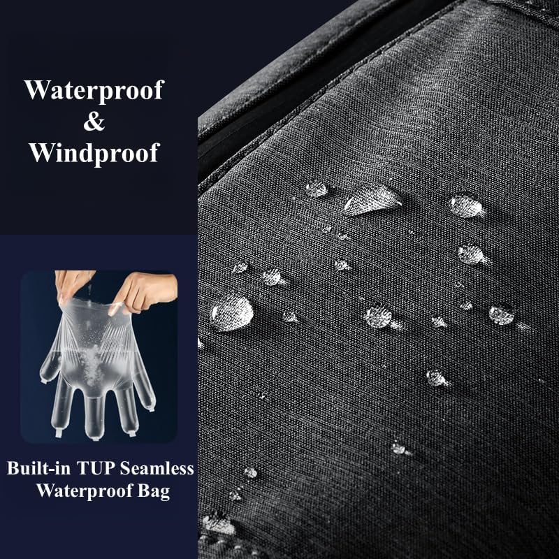 Professional Waterproof Ski Mittens Thermal Winter Snow Gloves for Adults Youth with Hand Warmer Pocket Windproof Cold Weather