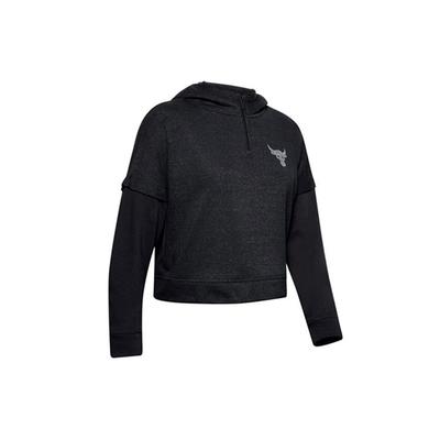 X Project Rock Terry Hoodie Women Hoodies Black 1351807-001