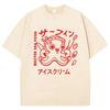 Funny Osaka Dotonbori Drunken Octopus Japanese Retro Washed Tshirt Unisex Women Humor Clothing Fashion Cotton Short Sleeve T Shirt