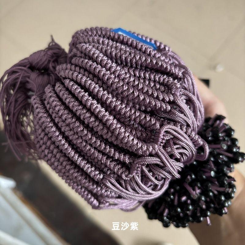 DIY Hand-Woven Jewelry Gold Carrying Strap Non-Woven Semi-Finished Products Bracelet Strand Men and Women's Natal Year Red Rope Couple