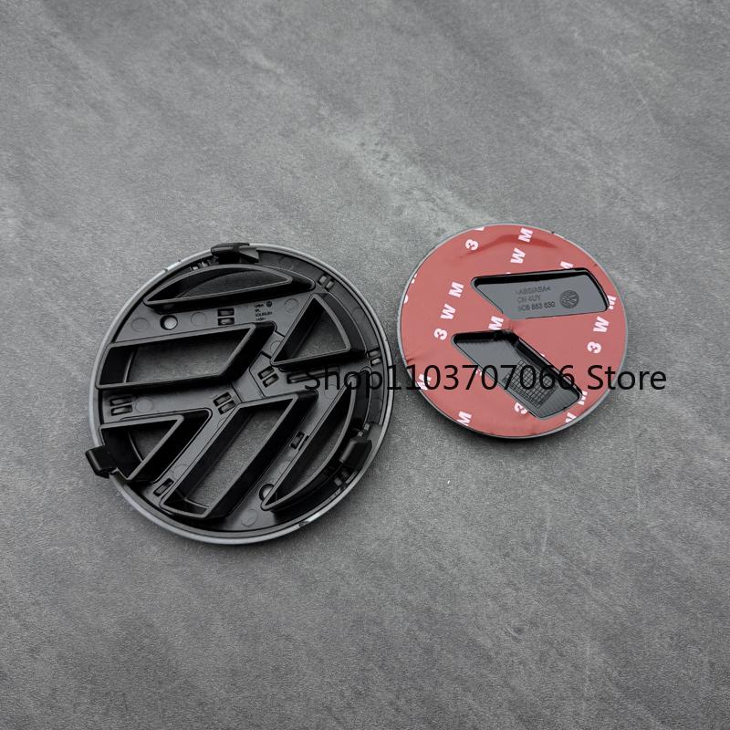 For Volkswagen Pas B3 Front Hood Emblem Trunk Rear Badge Logo For Volkswagen VW Jetta 2011 2012 2013 2014 2015 2016 2017 2018 Black Car Accessories