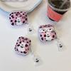 Applicable Apple AirPods 1 Earphone Case Pro1 Bluetooth Earphone Case 1 Leopard Print Puppy Pendant Anti-drop Female