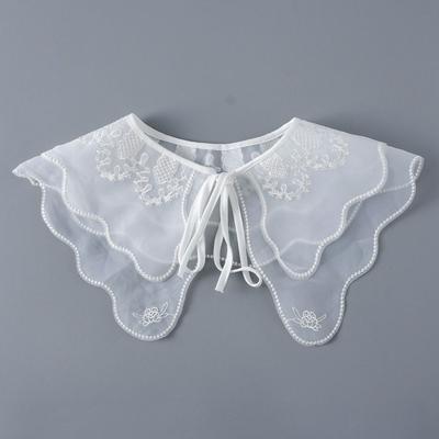 Perfekte Übereinstimmung Schal Baumwolle Falscher Kragen DIY Abnehmbarer Falscher Kragen Kleidung anpassen Damen Mädchen