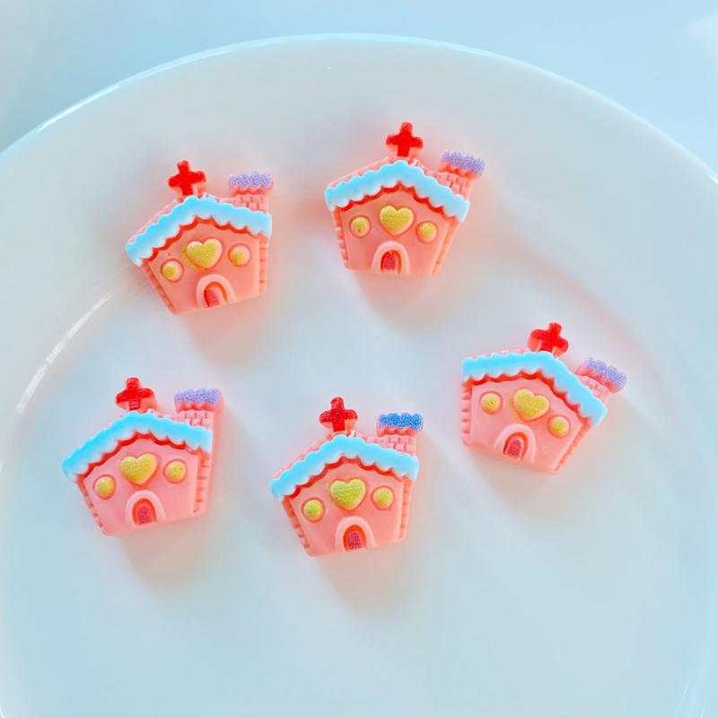20Pcs New Cute Mini Christmas Collection Flat Back Resin Cabochons Scrapbooking DIY Jewelry Craft Decoration Accessorie