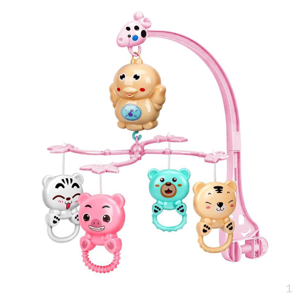 Мигающие подвесные погремушки Детская игрушка 500 Содержимое Пластик розовый