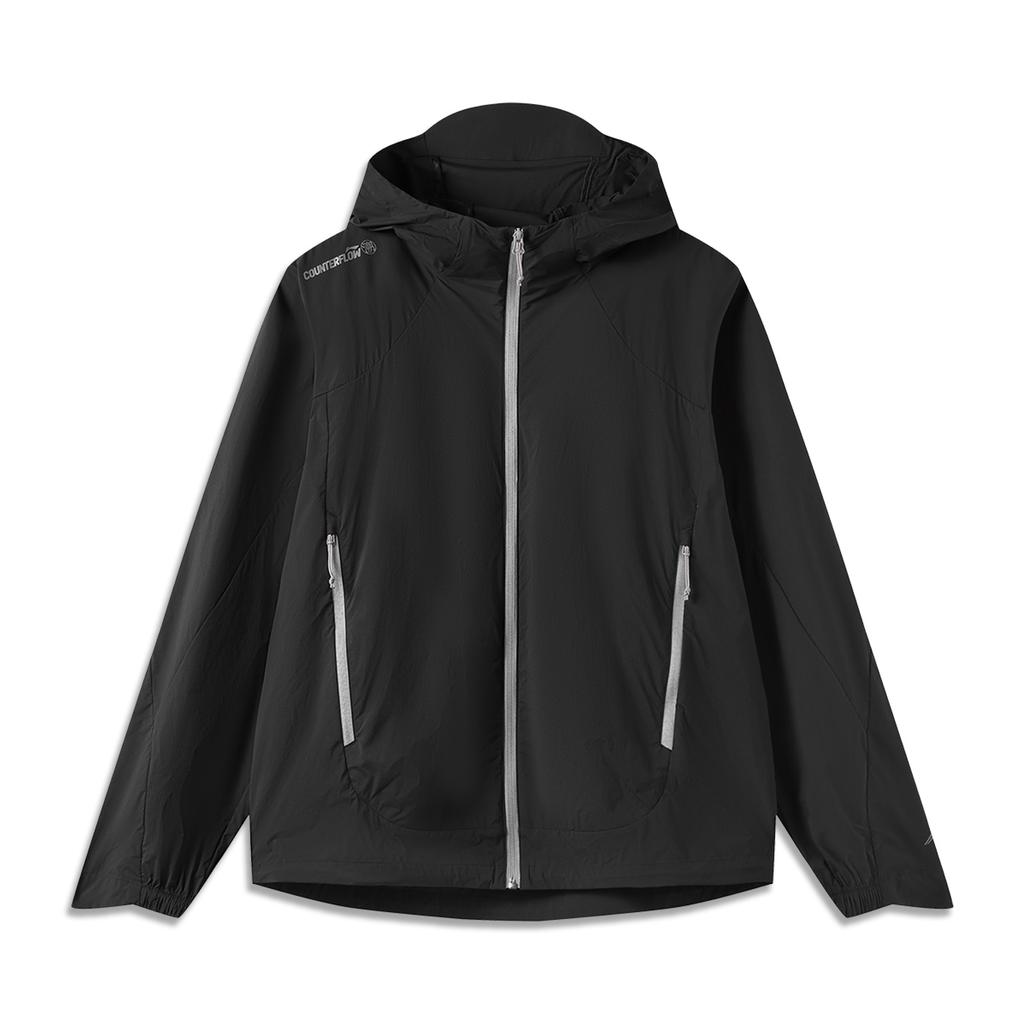 Li Ning Outdoor CF Waterproof Windbreaker Lightweight Fashionable Unisex Outerwear Black AFDW795-4
