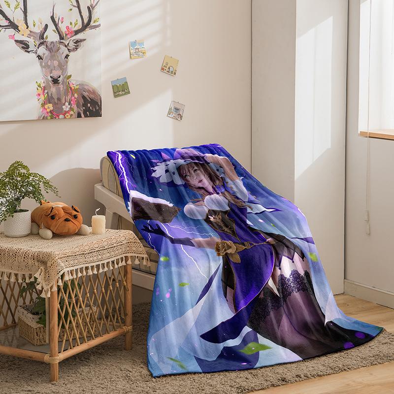Cartoon Original God Series Double-Sided Flannel 3D Digital Printing Blanket Blanket