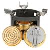 ALOCS Camping Outdoor Spirit Alcohol Burner Camping Stove Alcohol Stove Bracket Support Set