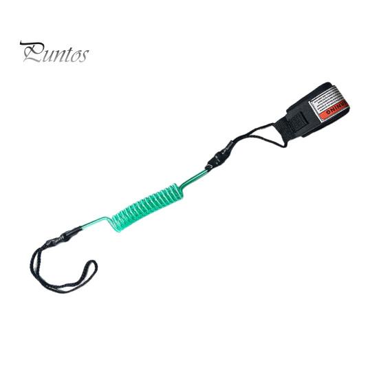 Coiled SUP Spring Strap TPU Surfboard Leash Adjustable Wrist Stand-Up Paddle Board Leg Rope Shortboard Longboard Safety Long-lasting
