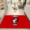 AFC Bournemouth Football Club Crest Print Area Rug Soccer Team Non Slip Living Room Bedroom Gaming Floor Mat Sports Fan Home Decor Rug