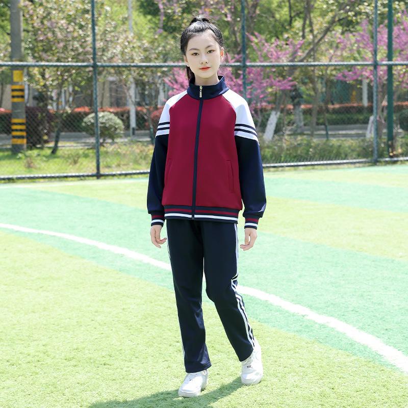Spring & Autumn Uniforms: Primary School & Kindergarten Sports Sets, Summer Short Sleeve Class Wear