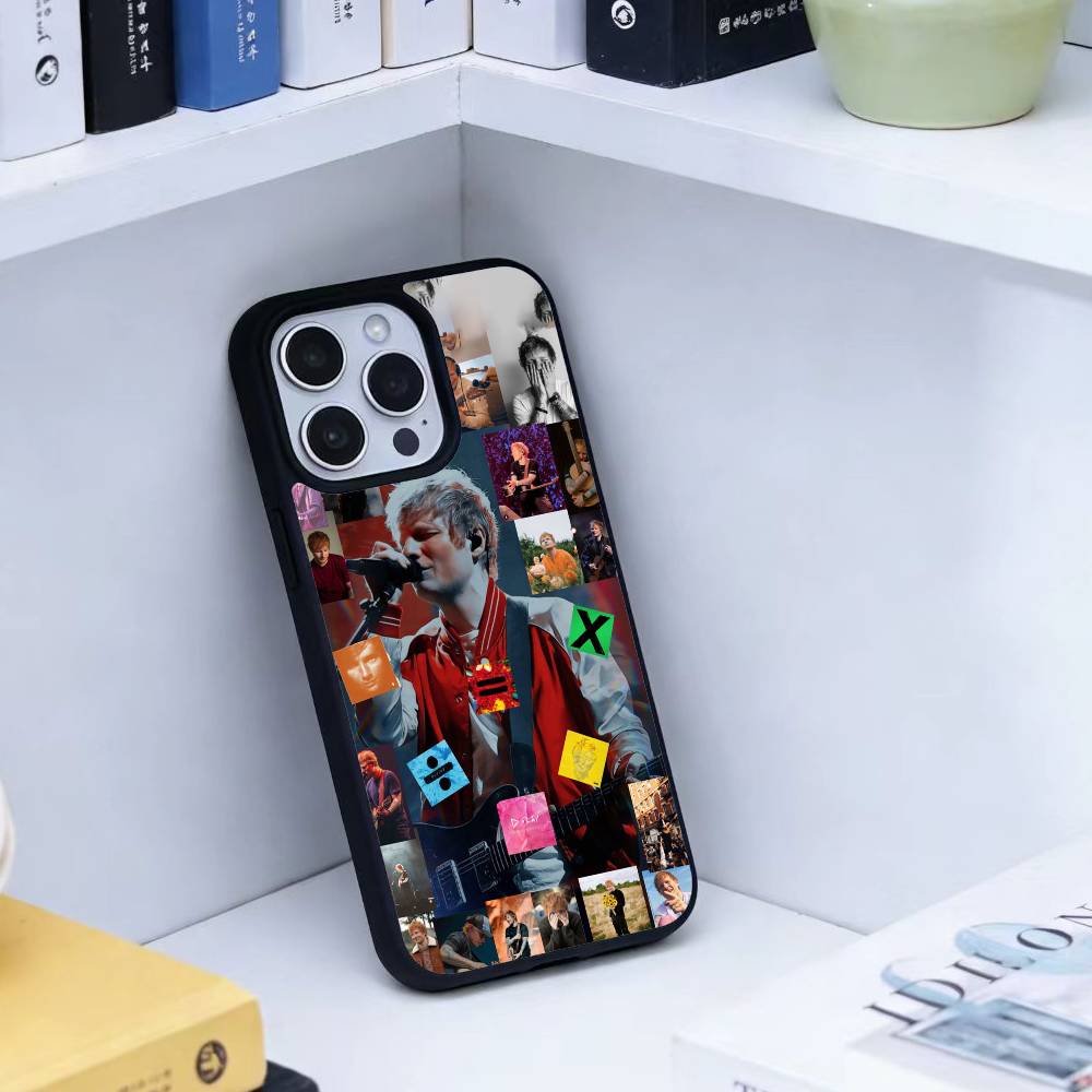 Singer E-Ed Sheeran Phone Case For iPhone17,16,15,14,13 Plus,Pro Max Magnetic For Magsafe Wireless Charging