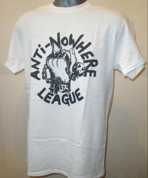 AntiNowhere League T-shirt Hardcore Punk Music UK Subs Exploited Discharge W183 L