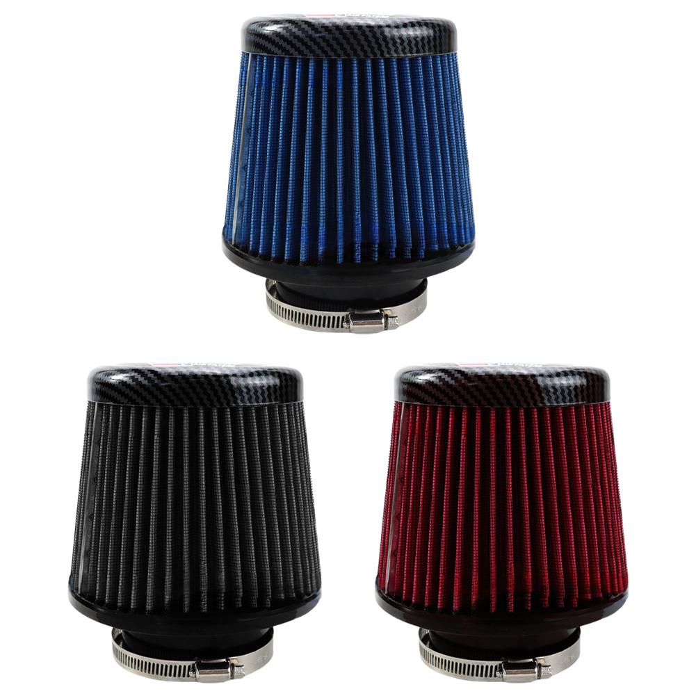 76MM 3 Inch Car Air Filters Vent Filter High Flow Kit Mesh Cone Engine Protector Replacement Auto Accessories Universal