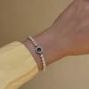 Aquamarine Pearl Bracelet with Zhuji Natural Pearls - Elegant High-End Niche Design