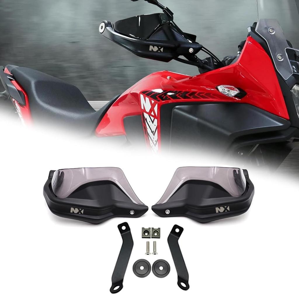 HUANGCJCJ Motorcycle Modified Windshield Handguard Protective Cover for and NX500 Smoke Gray Color NX400, NX500, NX400, (2024-2025) - (Used)